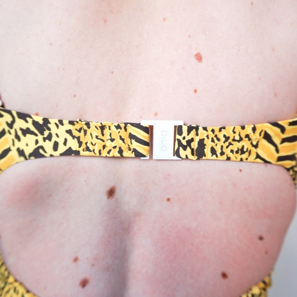 ONIA Belle Animal Print One Piece Swimsuit NWT - Picture 7 of 7